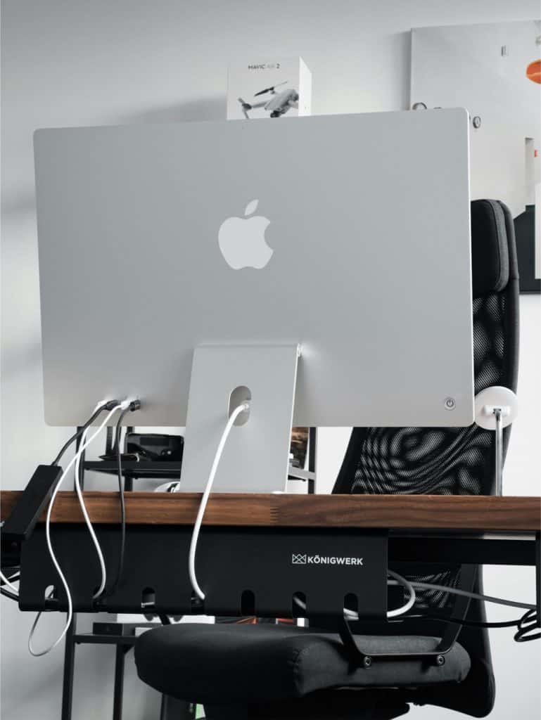 Cable Management system for small desks